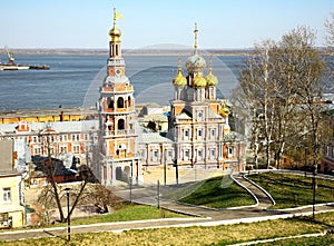 Spring view Church Nativity of Most Holy Mother God