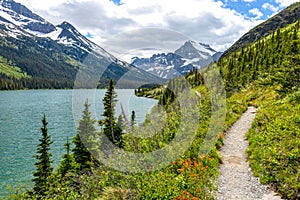 Spring Mountain Hiking Trail at Lake Josephine