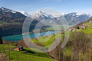 Spring view over Walensee