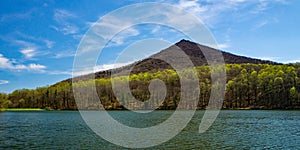 A Spring View of Sharp Top Mountain from Abbott Lake