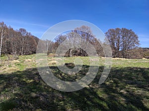 Spring view of Vitosha Mountain,  Bulgaria