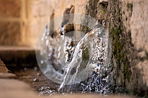 Spring of the virgin mary in the place called ein-karem near Jerusalem, Israel