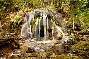 Spring waterfall