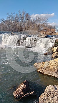 Spring Waters by Christina Farino Waterfall in Spring