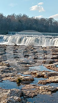 Spring Waters by Christina Farino Waterfall in Spring