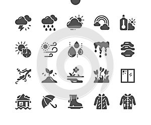 Spring weather. First spring flowers.