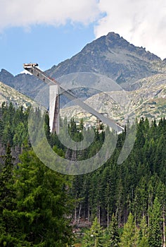 Springboard, mountains High Tatras, Slovakia, Europe