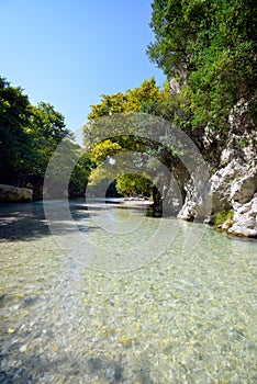 Springs of Acheron river