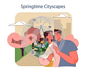 Springtime Cityscapes theme. photo