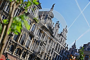 Springtime on the Grand Place in Brussels