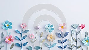 springtime joy and Easter celebrations with lifelike felt embellishments, showcasing delicate pastel colors against a photo