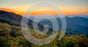 Springtime at Scenic Blue Ridge Parkway Appalachians Smoky Mount