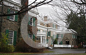 Springwood, Franklin D. Roosevelt\'s home, currently a museum, Hyde Park, NY, USA