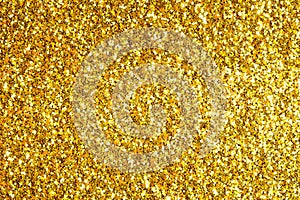 Sprinkle glitter gold textured abstract background