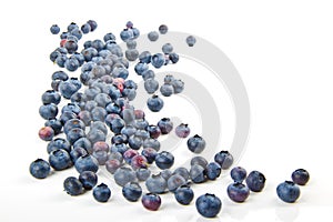 Sprinkled blueberries