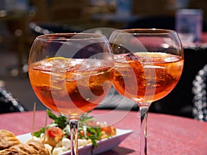 Spritz aperitif in Italy