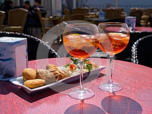 Spritz aperitif in Italy