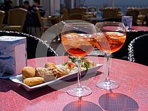 Spritz aperitif in Italy photo