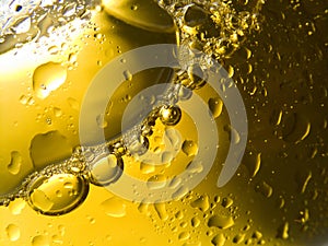 Spritzed Beer Bubbles