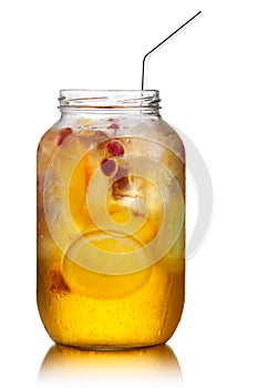 Spritzer (schorle) soft drink jar