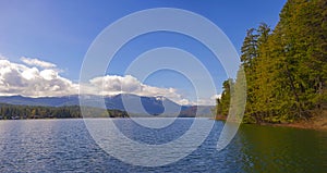 Sproat Lake provincial park in Vancouver Island, BC, Canada