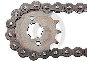 Sprocket and chain photo