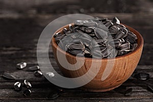 Sprouting Seeds in a Wooden bowl