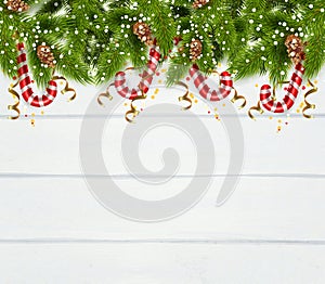 Spruce Twigs Background