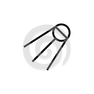 Sputnik 1 line icon