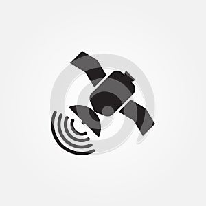 Sputnik vector icon illustration graphic design.