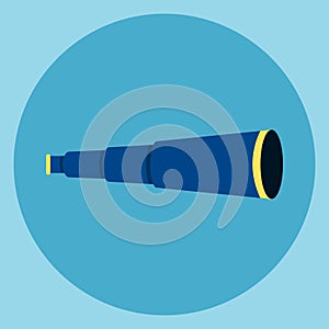 Spyglass Icon Business Foresight Concept photo