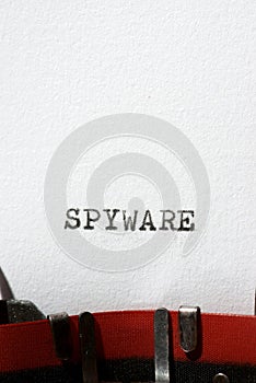 Spyware concept view
