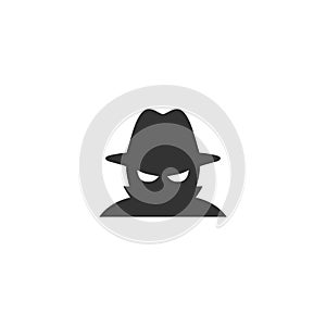 Spyware icon in simple design. Vector illustration