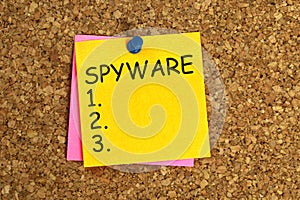 Spyware sticky