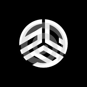 SQA letter logo design on black background. SQA creative initials letter logo concept. SQA letter design