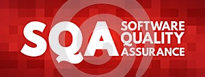 SQA - Software Quality Assurance acronym