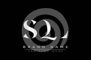 SQL abstract letter logo design