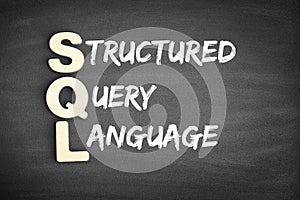 SQL - acronym on blackboard