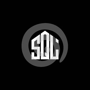 SQL letter logo design on BLACK background. SQL creative initials letter logo concept. SQL letter design.SQL letter logo design on