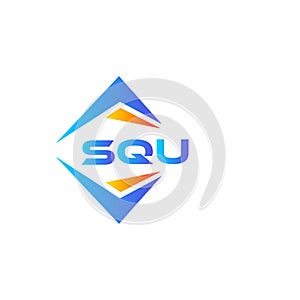 SQU abstract technology logo design on white background. SQU creative initials letter logo concept