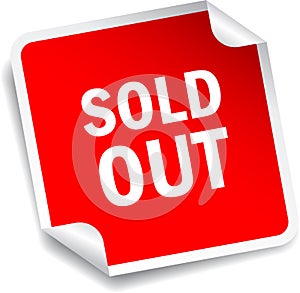 Sold Out sticker