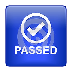 Passed tick button transparent