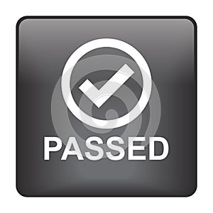 Passed tick button transparent