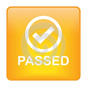 Passed tick button transparent