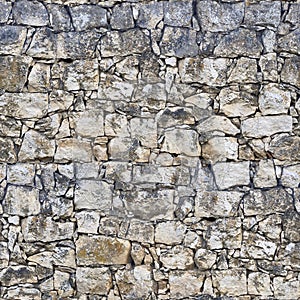 Square abstract stone wall