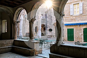 Square of Antun and Stjepan Radic seen from Revelin Tower musem