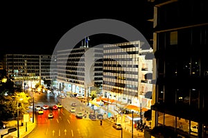 Plaza de la ciudad en atenas grecia 