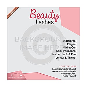 Square banner beauty lashes template-03