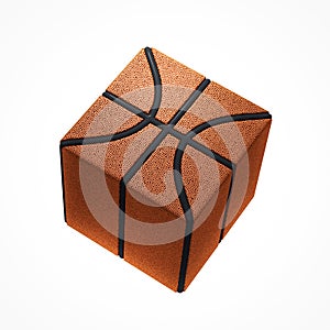 Square basketball icon