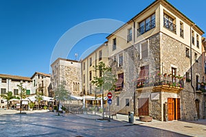 Square in Besalu, Spain